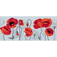 RIOLIS Scarlet Poppies Cross Stitch Kit