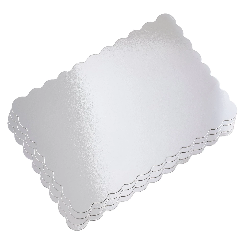 Silver Cake Platters by Celebrate It®, 4ct.