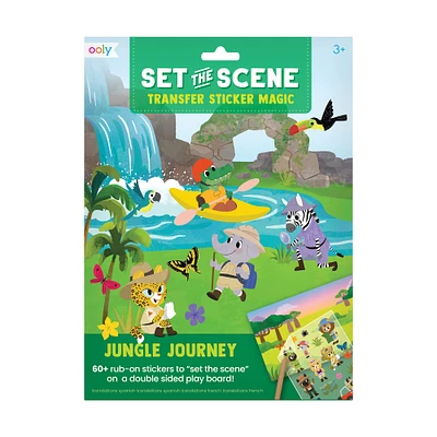 OOLY Set The Scene Jungle Journey Transfer Sticker Kit