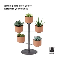 Umbra Titanium Terrapotta Tabletop Planter