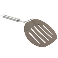 Martha Stewart Taupe Nylon Wide Slotted Pancake Turner