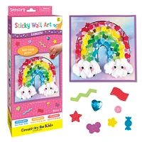 6 Pack: Creativity for Kids® Rainbow Sticky Wall Art Kit