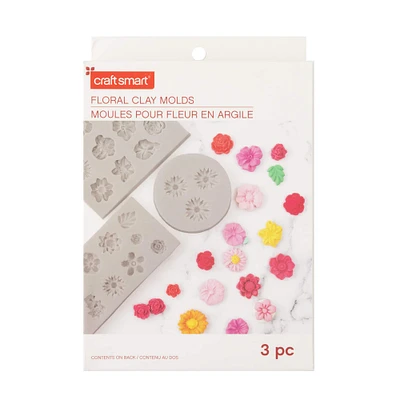 Floral Clay Molds by Craft Smart®