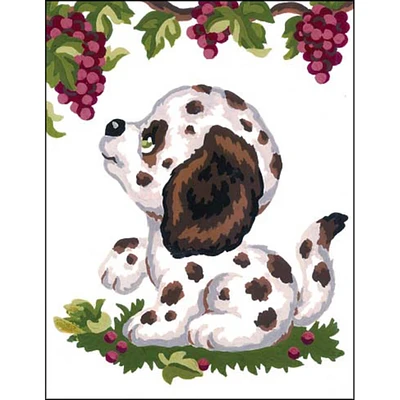 Collection D'Art Dalmatian Puppy Stamped Needlepoint Kit