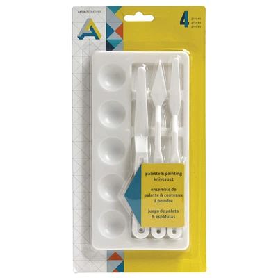 12 Pack: Art Alternatives Palette & Painting Knives Set