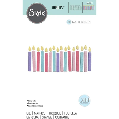 Sizzix® Thinlits™ Birthday Candles By Kath Breen Die Set