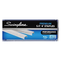 Swingline S.F.® 4® Premium Staples, 5 Boxes of 5,000