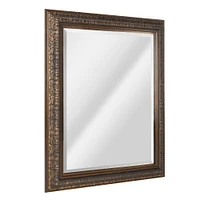 Head West® 34.5" Ornate Bronze Rectangular Framed Beveled Wall Mirror