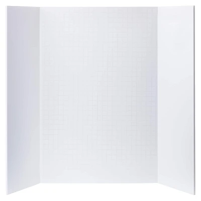 White Guide-Line 18" x 24" Foam Tri-Fold Display Board