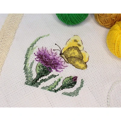 MP Studia Butterfly And Agrimony Counted Cross Stitch Kit