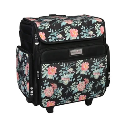 Everything Mary Flowers Rolling Craft Bag
