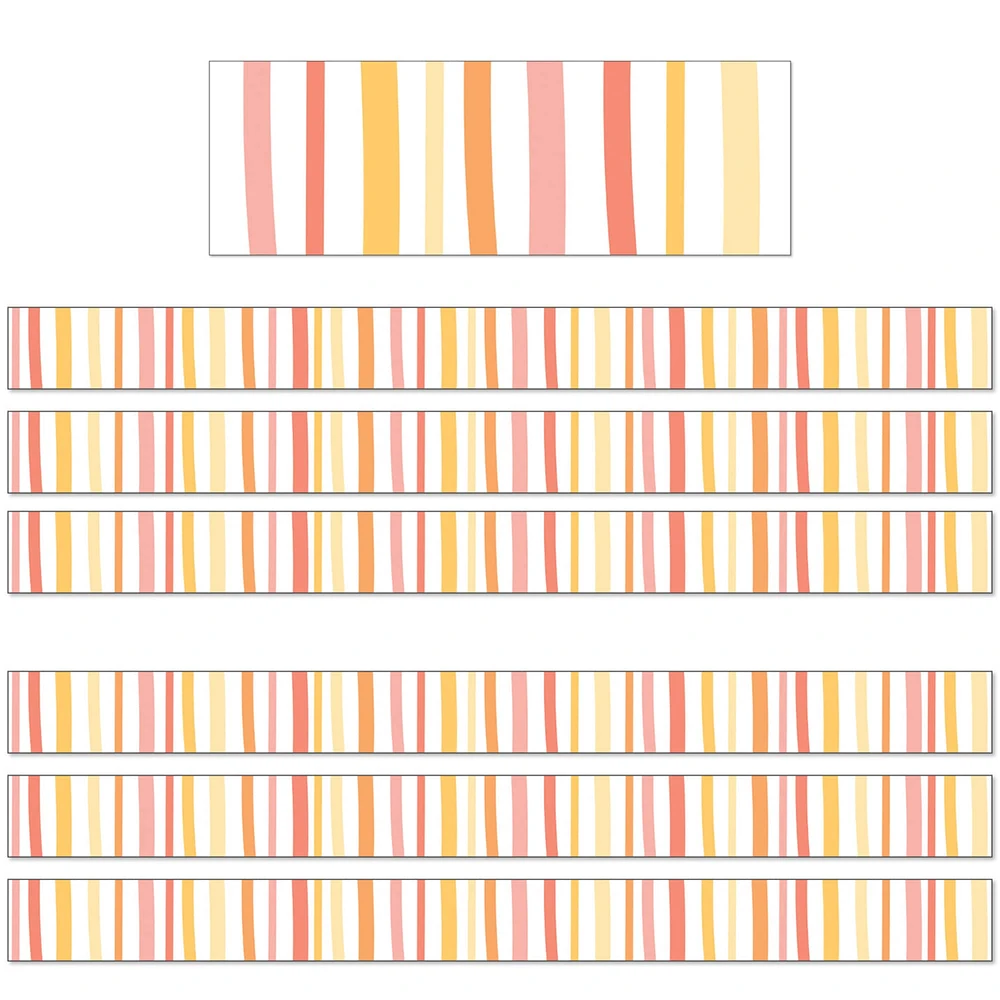 Schoolgirl Style Simply Safari Zebra Stripe Straight Border, 216ft.