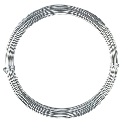 12 Pack: 12 Gauge Silver Aluminum Wire by Ashland®