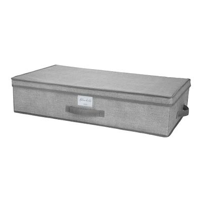 Simplify 28" Under the Bed Heather Gray Storage Box