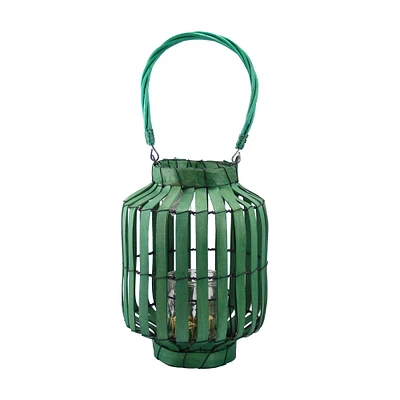 20" Tropicalia Tiki Bar Votive Candle Holder Lantern