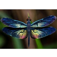 Sparkly Selections Dragonfly Diamond Painting Kit, Square Diamonds