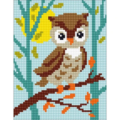 Collection D'Art Owlet II Stamped Needlepoint Kit