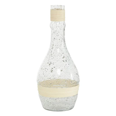 The Novogratz 16" Clear Glass Coastal Vase