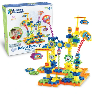 Learning Resources Gears! Gears! Gears! Robot Factory Building Set