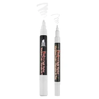 Marvy® Uchida Bistro Fine Point & Chisel Tip White Chalk Marker Set