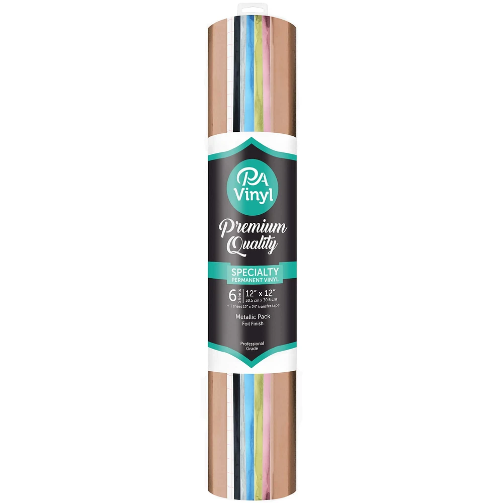 PA Vinyl Metallic Specialty Permanent Vinyl Pack