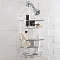 Bath Bliss Chrome Prince Shower Caddy