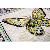 Letistitch Vintage Butterfly Counted Cross Stitch Kit