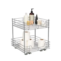 Household Essentials Glidez 2-Tier Cabinet Organizer