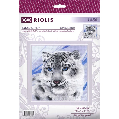 RIOLIS Snow Leopard Cross Stitch Kit