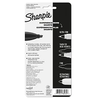 12 Packs: 2 ct. (24 total) Sharpie® Chisel Tip Black Markers