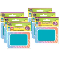 Teacher Created Resources Colorful Vibes Name Tags/Labels, 6 packs of 36