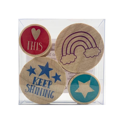 Shining Wood Stamp Set by Craft Smart™