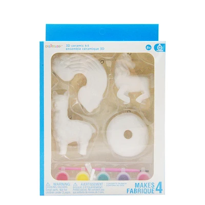 12 Pack: Magical Ceramic 3D Ornaments Kit by Creatology™