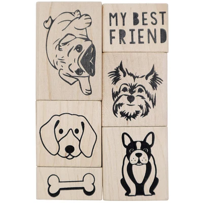 Dogs Wood Stamp Set by Recollections™