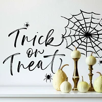 RoomMates Halloween Trick or Treat Spider Web Peel & Stick Decals