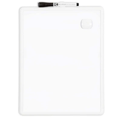 U Brands White 14" x 11" Magnetic Dry Erase Board