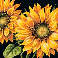 Dimensions® Stitched In Wool Needlepoint Kit, Dramatic Sunflower