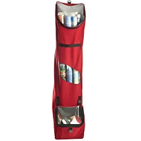 Santa's Bag Over The Door Hanging Wrapping Paper Storage Container