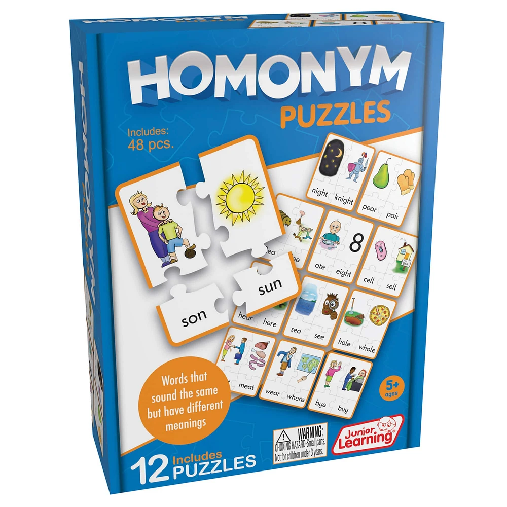 Junior Learning® Homonym Puzzles