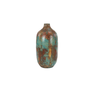 Blue Ceramic Rustic Vase