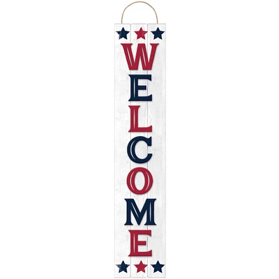 Patriotic Welcome Plank Sign