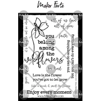 Maker Forte Love Is The Flower Clear Stamps by Hedgehog Hollow 