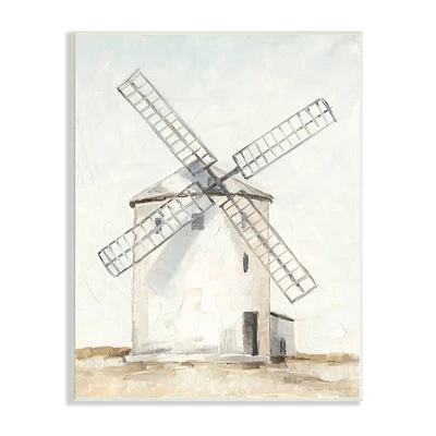 Stupell Industries Windmill Farm Landscape Painting Wall Plaque