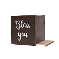 Elegant Designs Bless You Tissue Box Cover