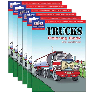 4 Packs: 6 ct. (24 total) BOOST™ Trucks Coloring Books