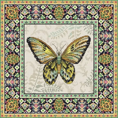 Letistitch Vintage Butterfly Counted Cross Stitch Kit