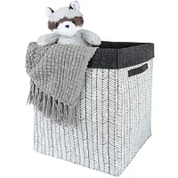 Sammy & Lou® Herringbone Felt Bin Hamper