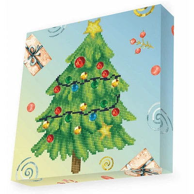 Diamond Dotz® Merry Christmas Tree Diamond Box Painting Kit