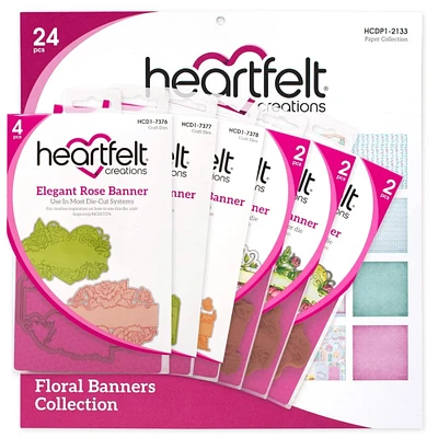 Heartfelt Creations® Floral Banners Collection