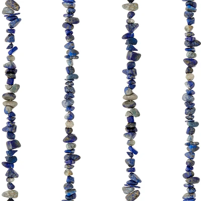 12 Pack: Blue Lapis Chip Beads by Bead Landing™